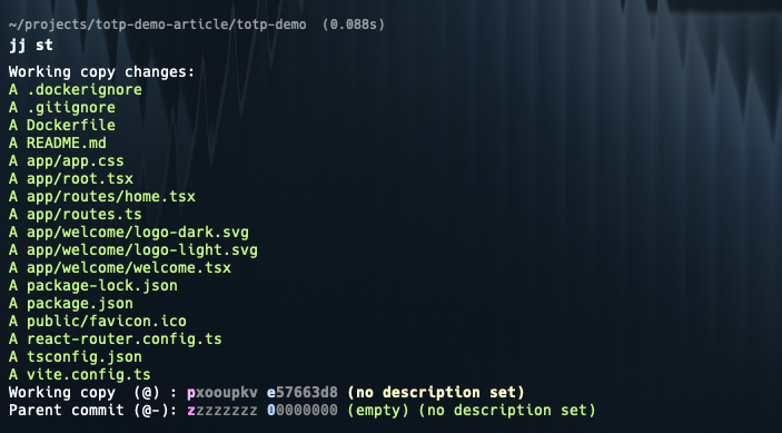 Jujutsu status output