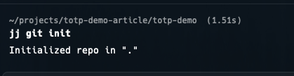 Jujutsu repository initialized